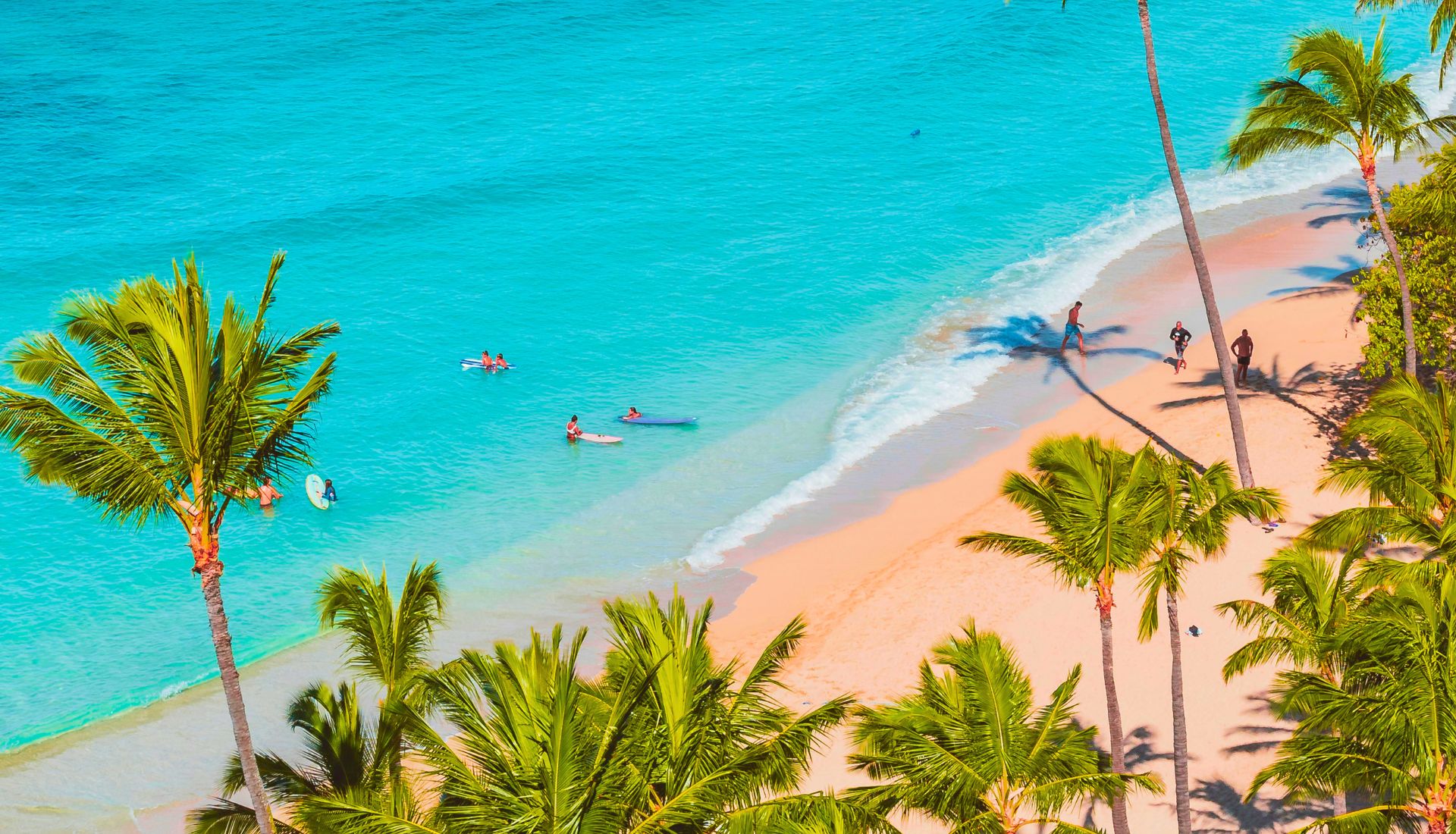 Surfers in Bali