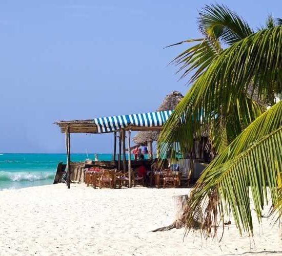 Stall on the beach