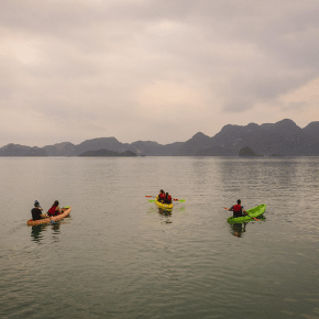 Kayaking in Vietnam