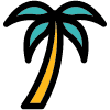 Icon palm tree