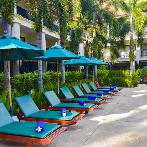 Deevana Patong Pool chairs