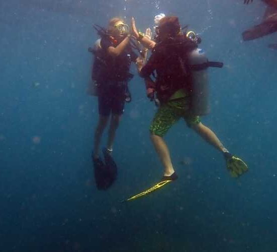 Scuba Dive Phi Phi underwater