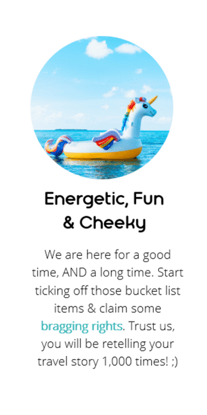 Energetic, Fun & Cheeky