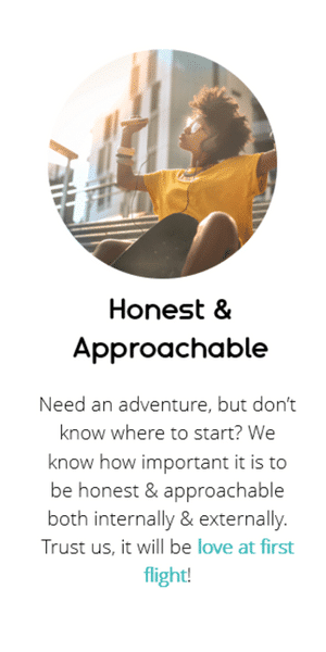 Honest & Approachable