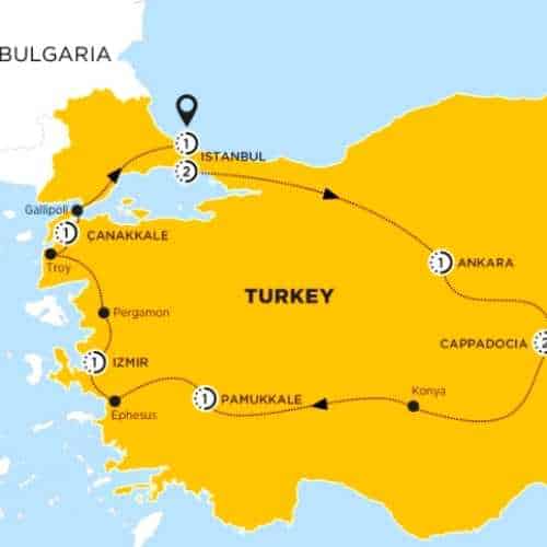 Itinerary Wonders of Turkey