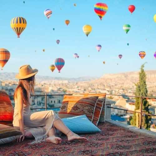 Woman in Cappadocia