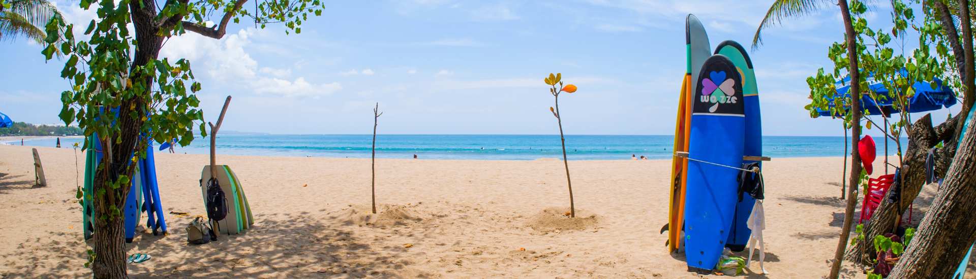 Bali, Surf Board in the Beach