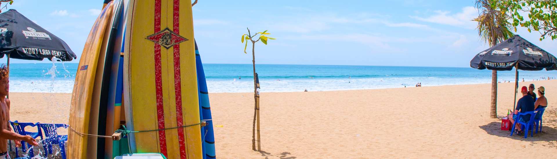 Surf Board on the beach in Bali