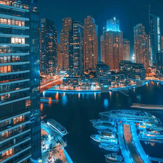 Night time Dubai