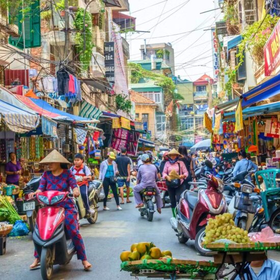 Hanoi Vietnam bustling city