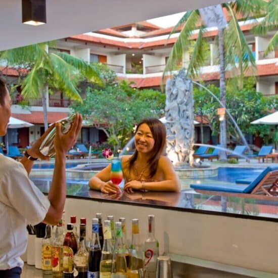 Person at the Bar at the Bali Rani