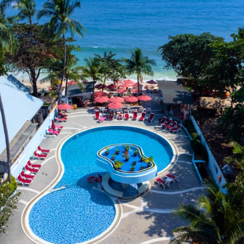 Matcha Samui Pool Aerial view