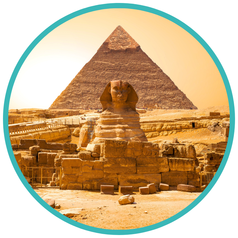 The Pyramids & the Sphinx in Egypt