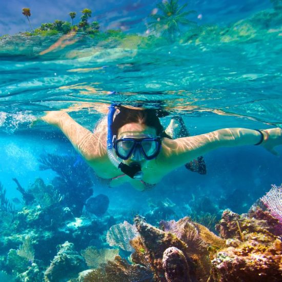 Woman Snorkeling