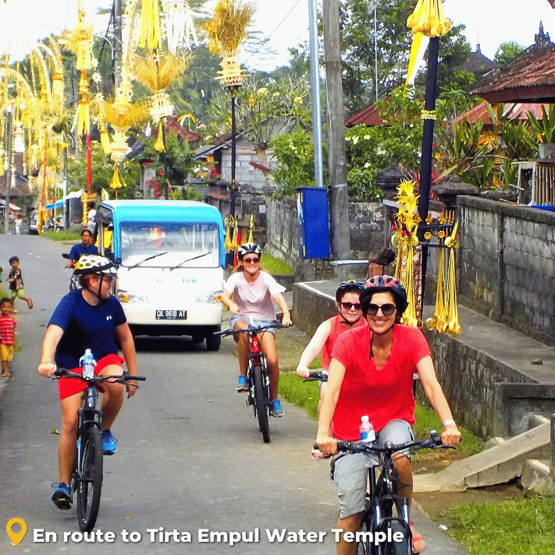 eBikes Ubud to Tirta Empul Water Temple Tour 4