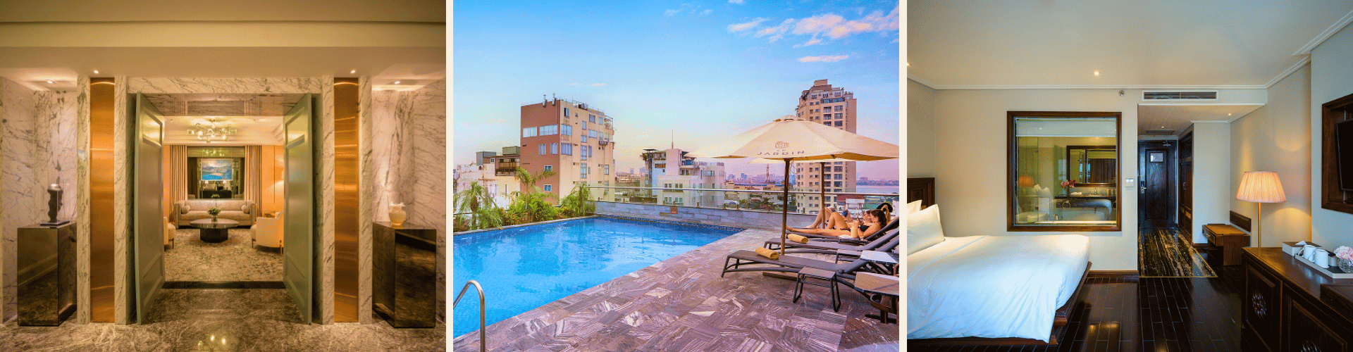 Le Jardin Haute Couture hotel in Hanoi